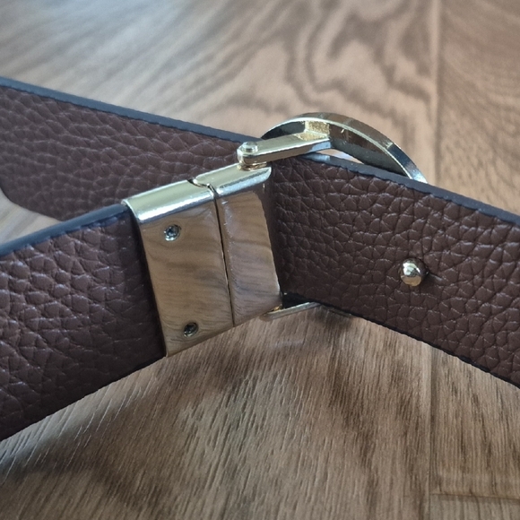 Michael Kors Black Leather Belt Classic Design - Picture 5 of 7